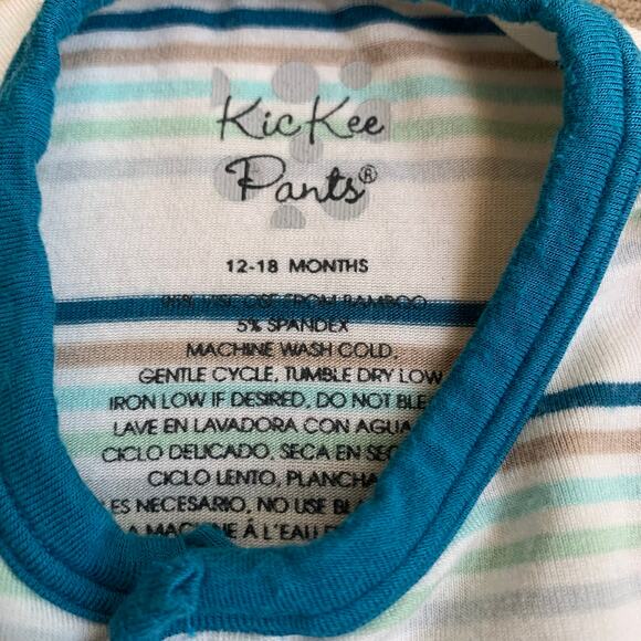 Kickee Pants Striped Shortie Romper - Picture 5 of 6